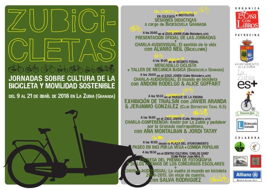 ZUBICICLETAS: Jornadas sobre cultura de la bicicleta y movilidad sostenible